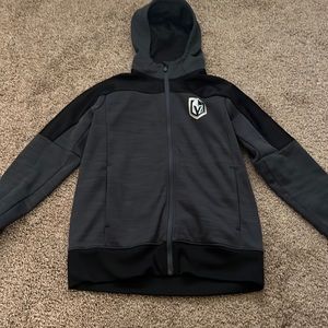 golden knights zip up with hood size youth large